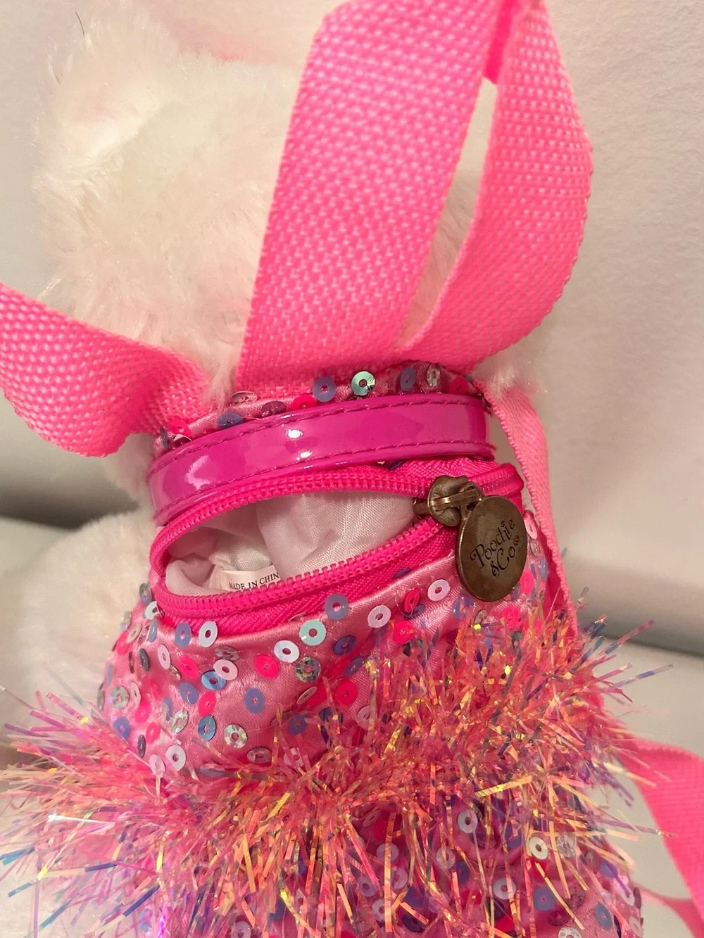 Cute Plush Cat Mini Backpack Toddler Pink Girls Small Bag Kawaii
